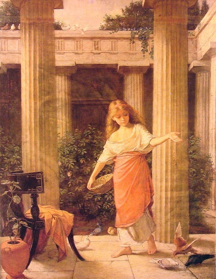 John William Waterhouse In the Peristyle